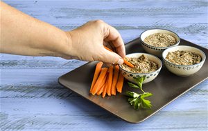 Baba Ghanoush Con Ajo Negro - Crema De Berenjenas
