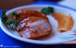 Roti De Pavo En Salsa O Redondo De Pavo En Salsa
