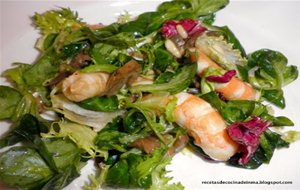 Ensalada De Langostinos Y Boletus
