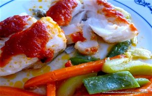 Bacalao Al Horno Con Verduras
