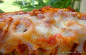 Pastel De Rigatoni Con Boloñesa
