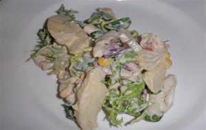 Ensalada De Pollo Con Mayonesa Balsámica
