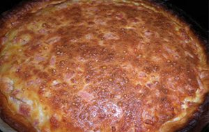 Quiche De Puerros Y Gambas
