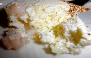 Pastel De Puerros Y Gambas
