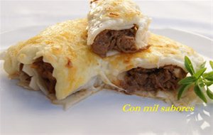 Canelones De Carne
