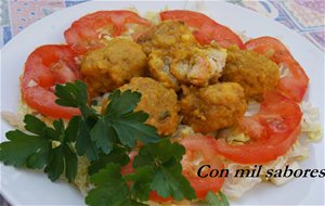 Albondigas De Rape Y Langostinos
