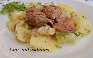 Aliño De Papas Con Melva
