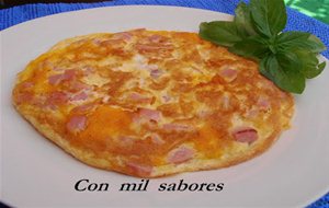 Tortilla De Queso Y Jamón
