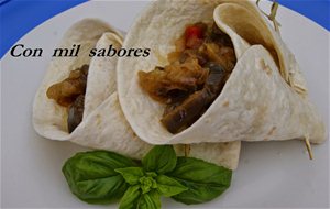 Burritos De Verduras Al Curry
