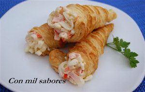 Canutillos De Cangrejo Y Gambas
