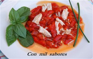 Ensalada De Pimientos Y Pollo
