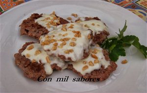 Filetes Rusos Con Crema De Queso Y Almendras
