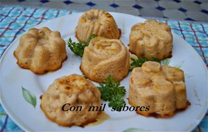 Flanes Salados De Calabaza Y Langostinos
