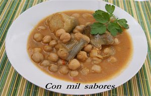 Potaje De Garbanzos Con Alcachofas
