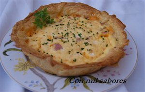 Quiche De Jamon Y Queso
