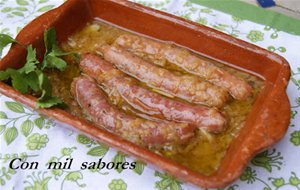 Salchichas Frescas En Salsa
