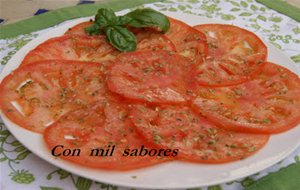 Tomates  Aliñaos
