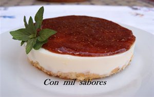 Tarta De Queso Con Higos
