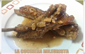 Costillas De Cerdo Al Ajillo (olla Rápida)
