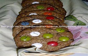 Galletas De Avena,chocolate, Frutos Secos Y Lacasitos
