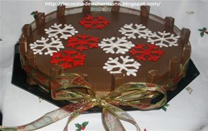Tarta Tres Chocolates De Navidad
