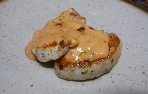 Medallones De Pollo En Salsa.
