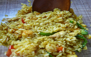 Arroz Estilo Singapur
