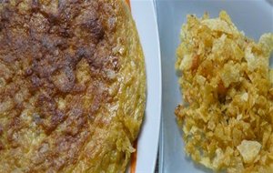 Tortilla De Patatas Fritas De Bolsa.
