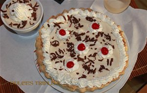 Tarta De Natillas Con Chocolate
