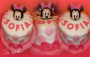 Tarta De Fondant De Minnie
