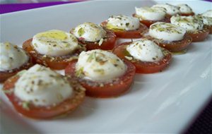 Bocaditos De Cherrys Y Mozzarella