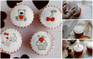 Tutorial: Cupcakes San Valentin
