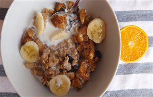 Muesli O Gachas Gourmet Al Horno De Manzana Y Canela
