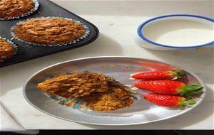 Reto Recetas Sanas: Muffins Integrales De Avena Y Zanahoria Para El Desayuno
