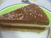 Tarta A Los Tres Chocolates
