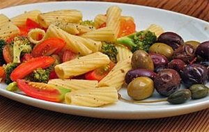 Ensalada De Pasta Y Champiñones
