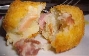 Croquetas De Patata, Bacon Y Jamon
