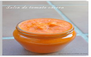 Salsa De Tomate Casera, Para Embotar
