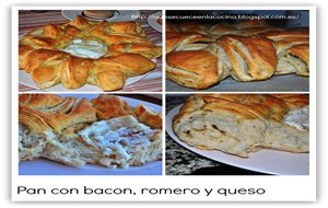 Flor De Bacon Y Romero Con Queso
