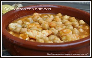 Garbanzos Con Gambas
