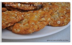 Galletas De Avena Y Aceite
