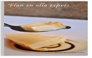 Flan En Olla Express
