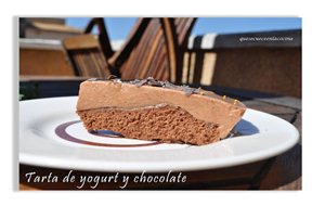 Tarta De Yogurt Y Chocolate
