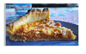 Empanada-pizza De Atún Y Carne
