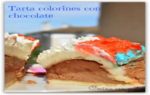 Tarta Colorines Con Chocolate, Que Rico Mami!!!!
