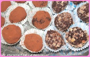 Trufas De Chocolate Y Castañas
