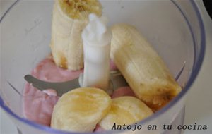 Batido De Sandía Y Plátano
