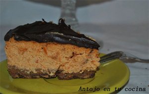 Cheescake De Calabaza Con Cobertura De Chocolate &#161;original Y Diferente!
