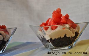 Copa De Chocolate Y Sandía &#161;tres Texturas! {y Mi Adicción Al Yogur Griego Con Nutella} 
