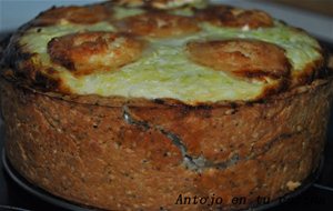 Tarta Crujiente De Calabacín Y Queso De Cabra
